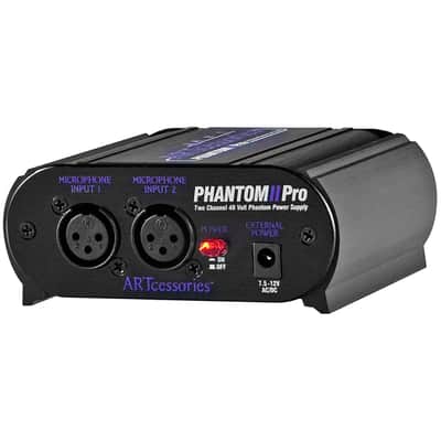 ART Phantom II Pro 2-Channel 48V Phantom Power Supply image 1