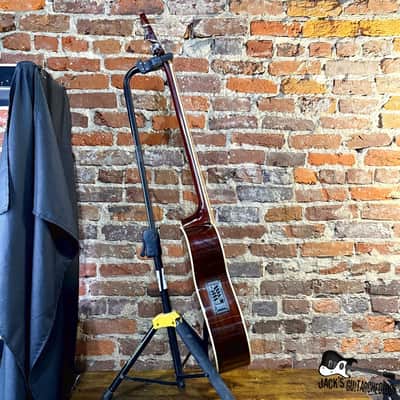 Economy Acoustic Electric 4-String Bass (2010s - Blue) image 8