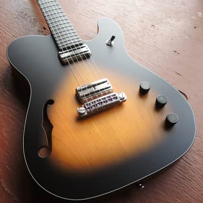 Gronlund #132. Set Neck Telecaster. Semi Hollow. TV Jones Supertron Pickups. Tonepros Bridge. image 14