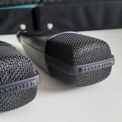 Set of 2x Sennheiser MD 421-U Cardioid Dynamic Microphones 1960s - 1990s - Black image 6