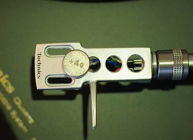 Technics m5g - silver headshell original / genuine image 1