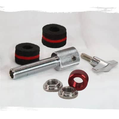 Hi-Hat Clutch Deluxe Version by Griffin | Alloy Metal Speed Threads | Universal to Fit Most Hi-Hat Rods & Hihat Stands | Red locking Nut Model# U-AJ-Clutch-f image 6