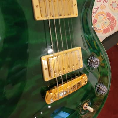 PRS 20th Anniversary Custom 22 Stoptail 2005 - Emerald Green image 7