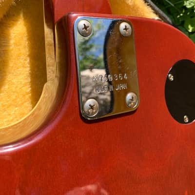 Rare vintage Ibanez 2350 CH Custom Les Paul 1975 Lawsuit- John 5 Motley Crue autographed Natural wood brown top maxon 70 pickups image 6