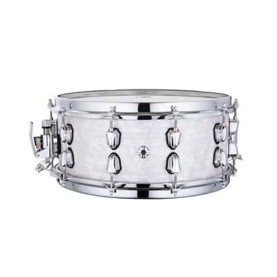 Mapex Black Panther Heritage 14"x6" Maple Snare Drum - White Strata image 3