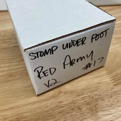 Stomp Under Foot Red Army Russian Muff Fuzz Pedal Comparable to Civil War image 9