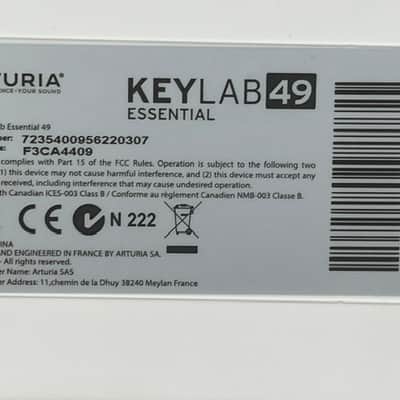 Arturia Keylab 49 Midi Keyboard - White image 2