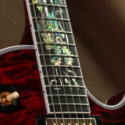 Gibson Les Paul China Dragon Masterpiece Custom Electric Guitar Quilted Maple Fire Tiger image 8