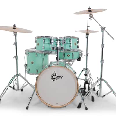 Gretsch Catalina Maple Drum Kit Shell Pack, Seafoam Green CM2-E605-SFG image 3