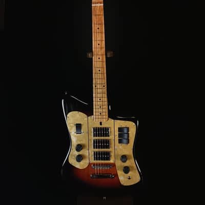 Formanta Style USSR Electric Guitar Built In Tone Bender Soviet Germanium Fuzz image 6