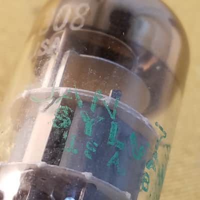 Sylvania JAN 7308 AT1000 TESTED Vacuum Tube USA military E188CC dual triode 1972 image 5