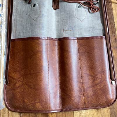 Pro Mark Vintage Drumstick Stick Bag 70s-80s Est. - Brown with 5 Pairs of Drumsticks Pro-Mark Vic Firth image 6