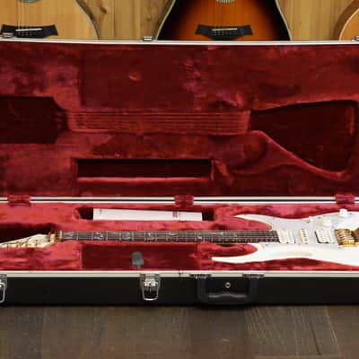 Minty! 2013 Ibanez Steve Vai Signature JEM7V HSH Electric Guitar White + OHSC image 22