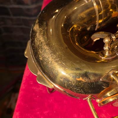 Vintage Early 1920s Buescher True Tone Low Pitch Eb Alto Saxophone w/ Original Carrying Case - RECENTLY REPADDED!! image 9