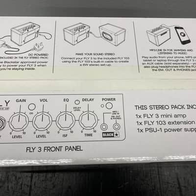 Blackstar Fly 3 3-Watt Mini Guitar Combo/Cabinet Stereo Pack image 4