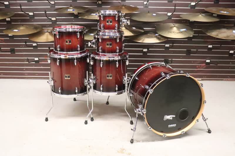 Gretsch Renown 6pc Drum Kit Set 22/16/14/12/10/8" Cherry Burst image 1