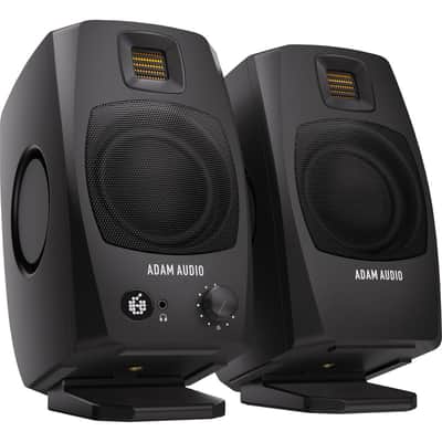 Adam Audio D3V Desktop Monitors (Black) image 2