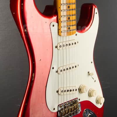 Fender Custom Shop Stratocaster 58 Relic Faded Aged 2022 - Candy Apple Red (COD 1127UG) image 11