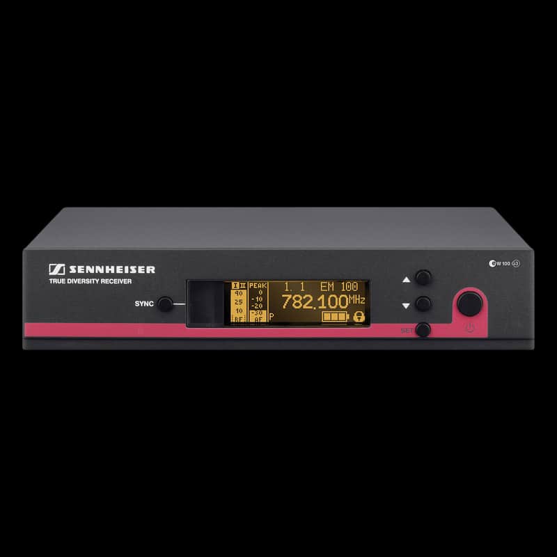 Sennheiser EM100G3 Wireless Audio Receiver - Band G (566-608 MHz) image 1