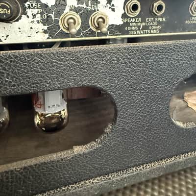 Fender Bassman 135 2-Channel 135-Watt Guitar Amp Head 1977 - 1980 - Silverface image 17