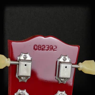 Gibson Custom Shop M2M Cardinal Red LP SG Standard 1961 Large Guard - Made to Measure image 11