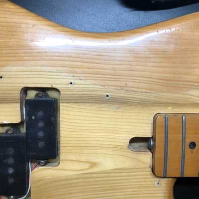 VINTAGE LAWSUIT PROJECT PRECISION BASS 70s - Natural PARTS & REPAIR image 6