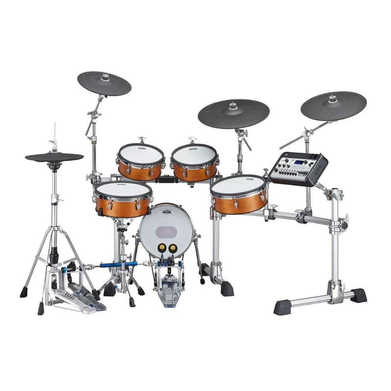 Yamaha DTX10K-M Electronic Drum Kit with Mesh Pads (Real Wood) image 1