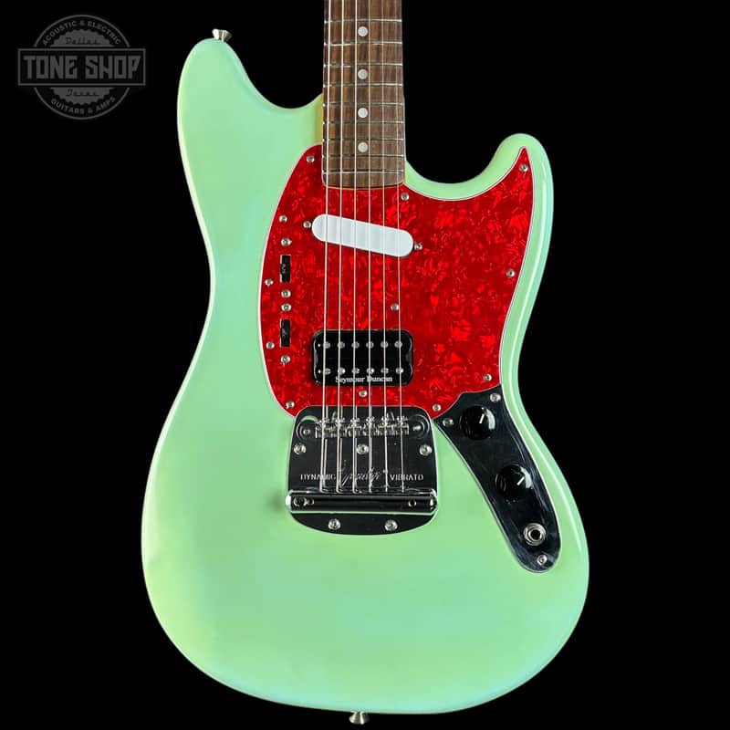 Used 2012 Fender MIJ Kurt Cobain Mustang Sonic Blue (No trem arm) w/case TSU24260 image 1
