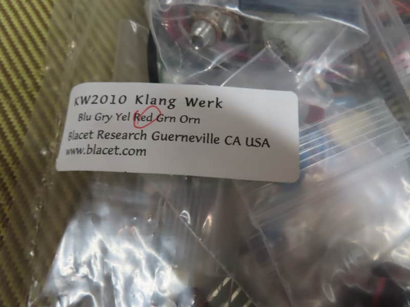 BLACET RESEARCH KW-2010 ORIGINAL KLANG WERK FRAC RACK KIT MINT NOS! from FACTORY CLEARANCE SALE!$ image 1