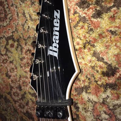 Ibanez RGIR27E Iron label RG 7 String w/ EMG 707, Stutter Switch in Black with White Binding image 4