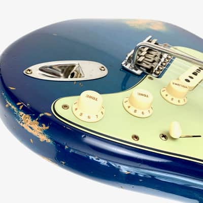 Fender Stratocaster 64 L-Series Heavy Relic Custom Shop 2025 Blue Burst image 9