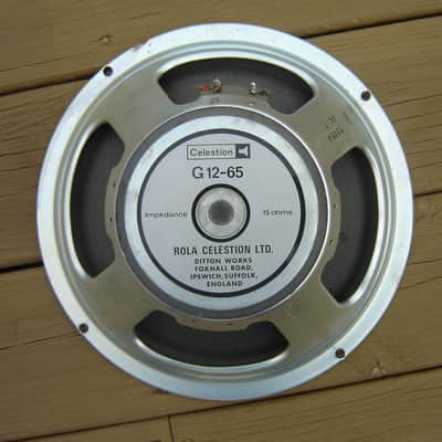 1978 Celestion G12-65 spkrs, 15 ohm, matched set of 4 ! image 3