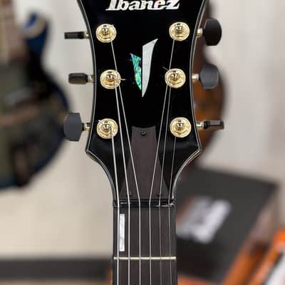 2017 Ibanez AFC-155 Contemporary Archtop Hollowbody w case image 5