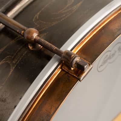 Ludwig Rare!! 1926-31' Ludwig Deluxe Scroll Engraved Snare Drum / Black Beauty 14"×6.5" image 10