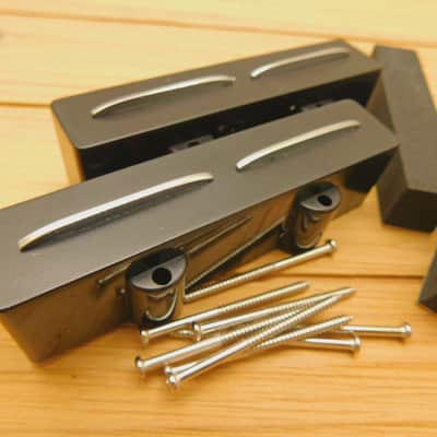 G.M. Split Coil Jazz Bass Rail pickups Alnico 5 image 6
