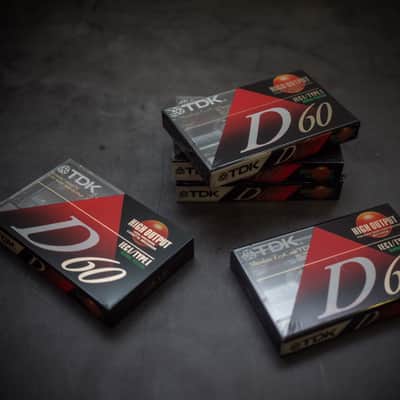 TDK D60 Cassettes (5 NOS Sealed in Package Tapes) image 6