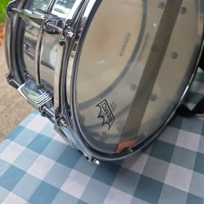 Ludwig LM402 Supraphonic 6.5x14" 10-Lug Aluminum Snare Drum 1985 - Present - Chrome-Plated image 3