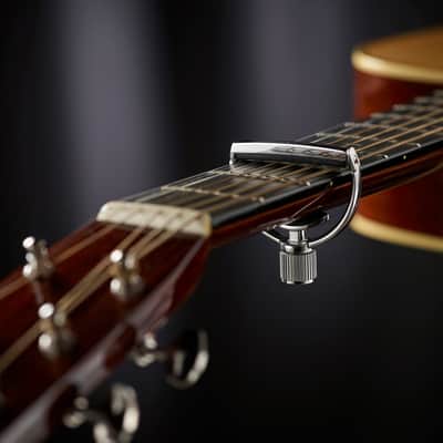 G7th Heritage Guitar Capo Style 1 STANDARD WIDTH - 71011 - Features ART (Adaptive Radius Technology) - Stainless Steel image 3