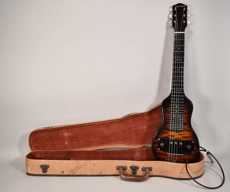 SUPERTONE ラップスティール 1940s Supertone Vintage Lap Steel Slide Guitar w/OHSC | Reverb