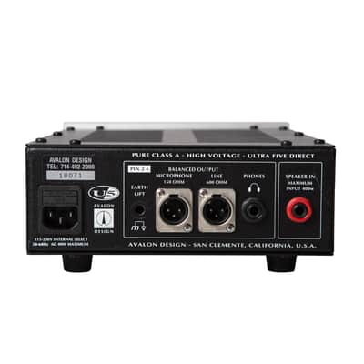 Avalon U5 Instrument DI and Instrument Preamp image 5