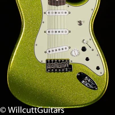 Fender Custom Shop Dick Dale Stratocaster Rosewood Fingerboard Chartreuse Sparkle (574) image 3
