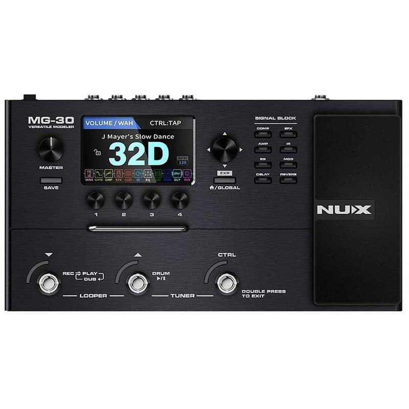 NUX MG-30 Versatile Modeler Multi Effects Guitar Processor Pedal image 1