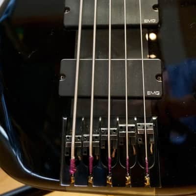 Modulus Quantum 5 Thru-neck Bass 2001 Black image 3
