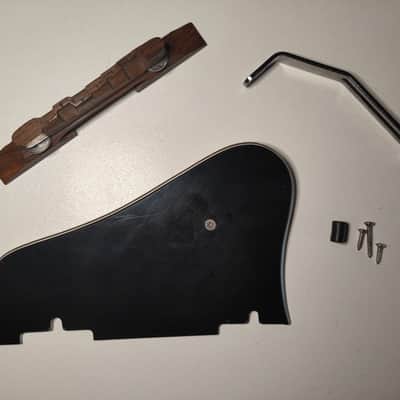 Original 1980s Ibanez FG100 Pickguard Kit & All-Rosewood Bridge - Made in Japan image 2