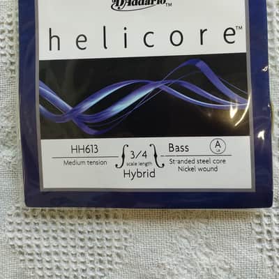 D'Addario Helicore 3/4 Hybrid Bass Strings - Medium Tension image 7