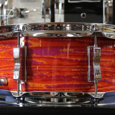 Ludwig 5x14 Legacy Series Jazz Festival Snare Drum in Mod Orange image 2