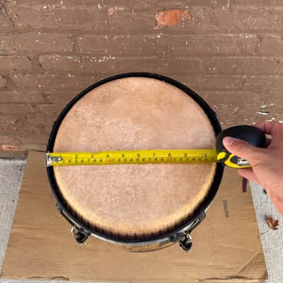 Unbranded 10.75" Wood Quinto Conga w/ Remo Symmetry Skyndeep Head – Used, Good Condition image 9