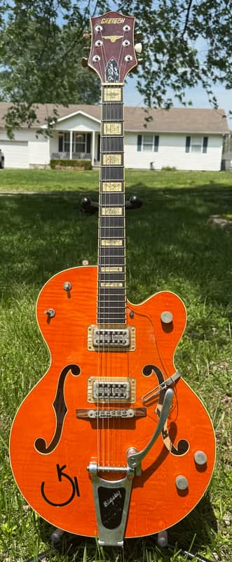 Gretsch G6120RHH Reverend Horton Heat 2005 - Present - Vintage Orange image 1
