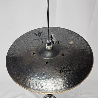 T-Cymbals 15" Air Hi-Hat Cymbal 2020s - Raw Hammered image 2