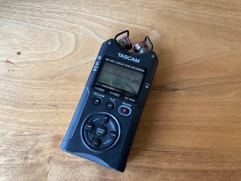 TASCAM DR-40X 4-Channel Portable Digital Recorder 2019 - 2020 - Black image 1
